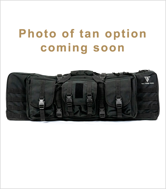 soft-sided double rifle case - tan