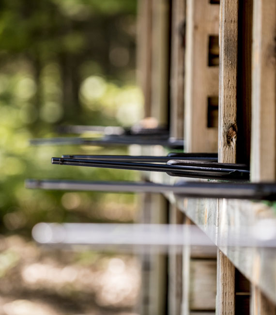 outdoor shooting range booth